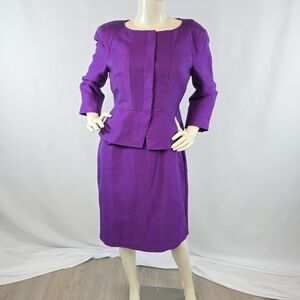 LK Bennett Elegant Purple Skirt Set